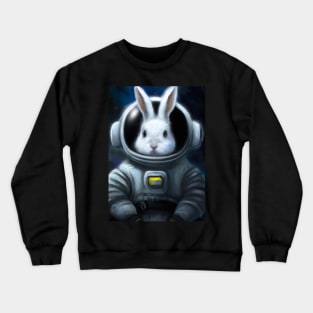 Rabbit in Space Crewneck Sweatshirt